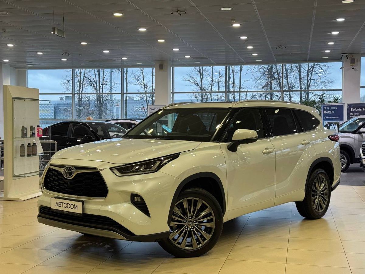 Toyota Highlander IV поколение 2.0 AT 4WD (248 л.с.) Luxury Белый 2026 