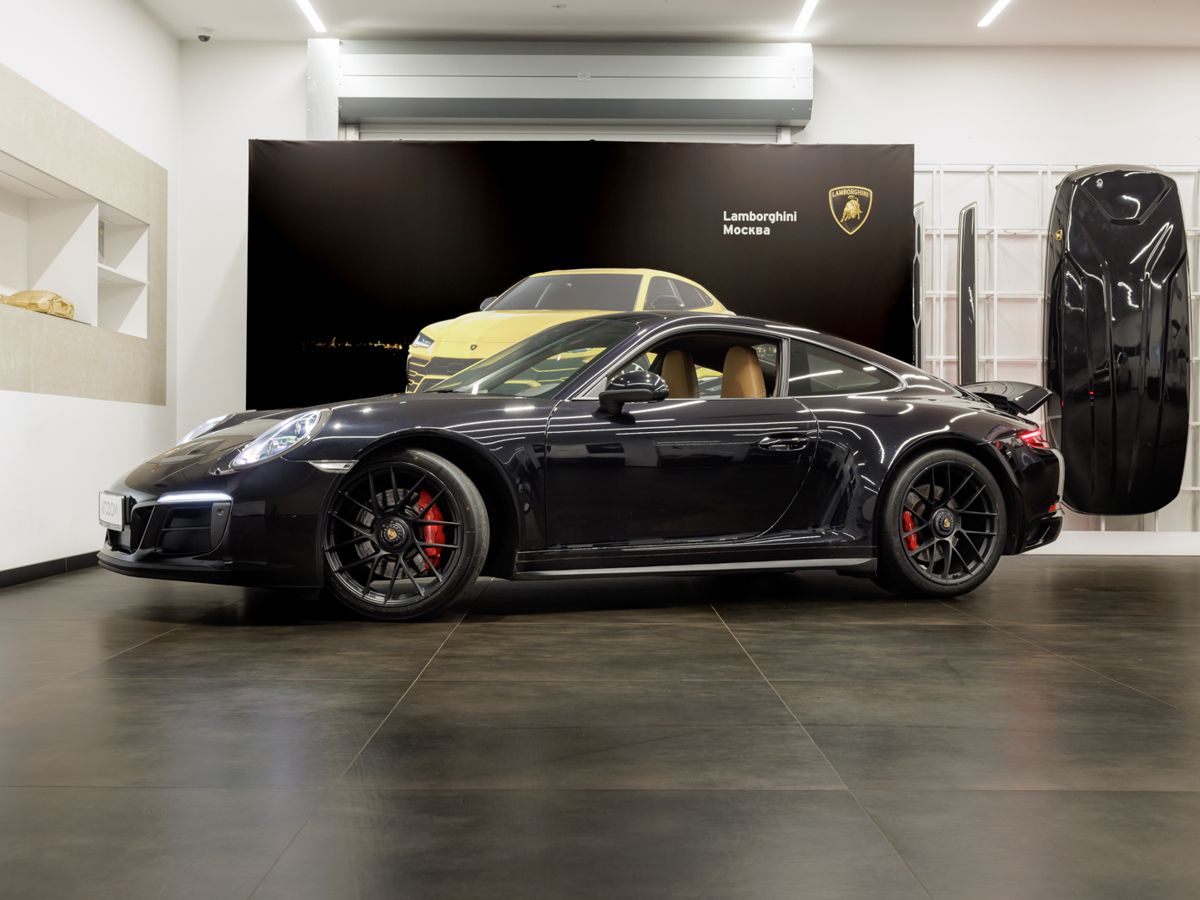 Porsche 911 VII (991) [рестайлинг] Carrera 4 GTS 3.0 AMT 4WD (450 л.с.) Carrera Чёрный 2017 с пробегом 34 514 км