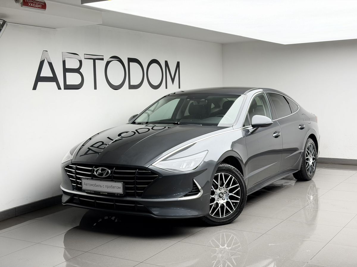 Hyundai Sonata VIII поколение (DN) 2.0 AT (150 л.с.) Style Серый 2020 с пробегом 156 411 км