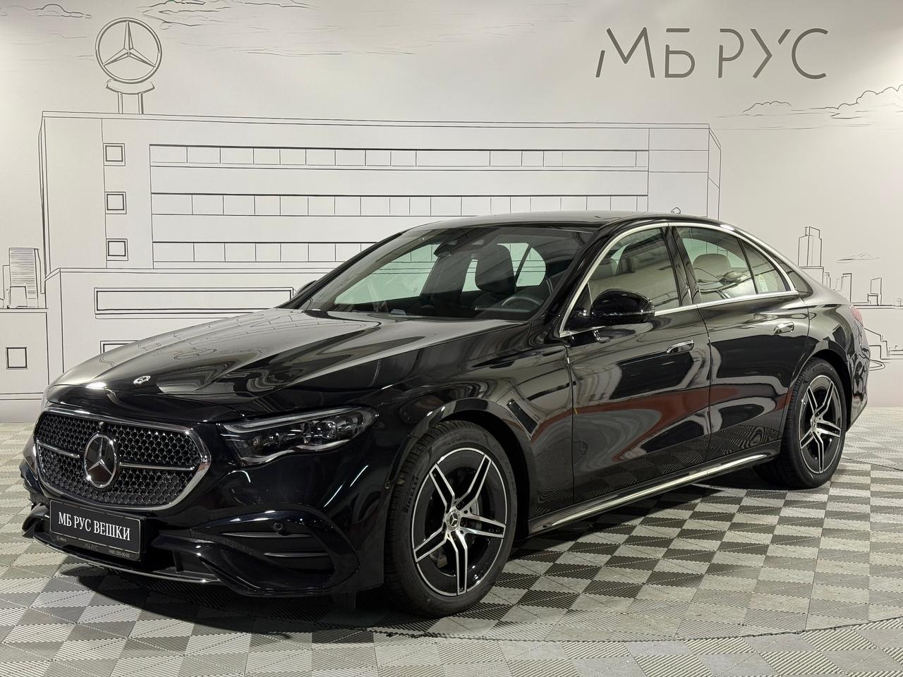 Автомобиль Mercedes-Benz E-Класс VI поколение (W214/S214) 2.0 AT 4Matic (258 л.с.) AMG Line Чёрный 2025 