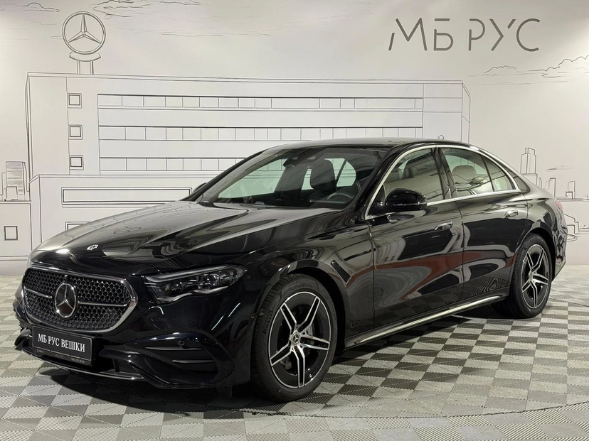 Автомобиль Mercedes-Benz E-Класс VI поколение (W214/S214) 2.0 AT 4Matic (258 л.с.) AMG Line Чёрный 2025