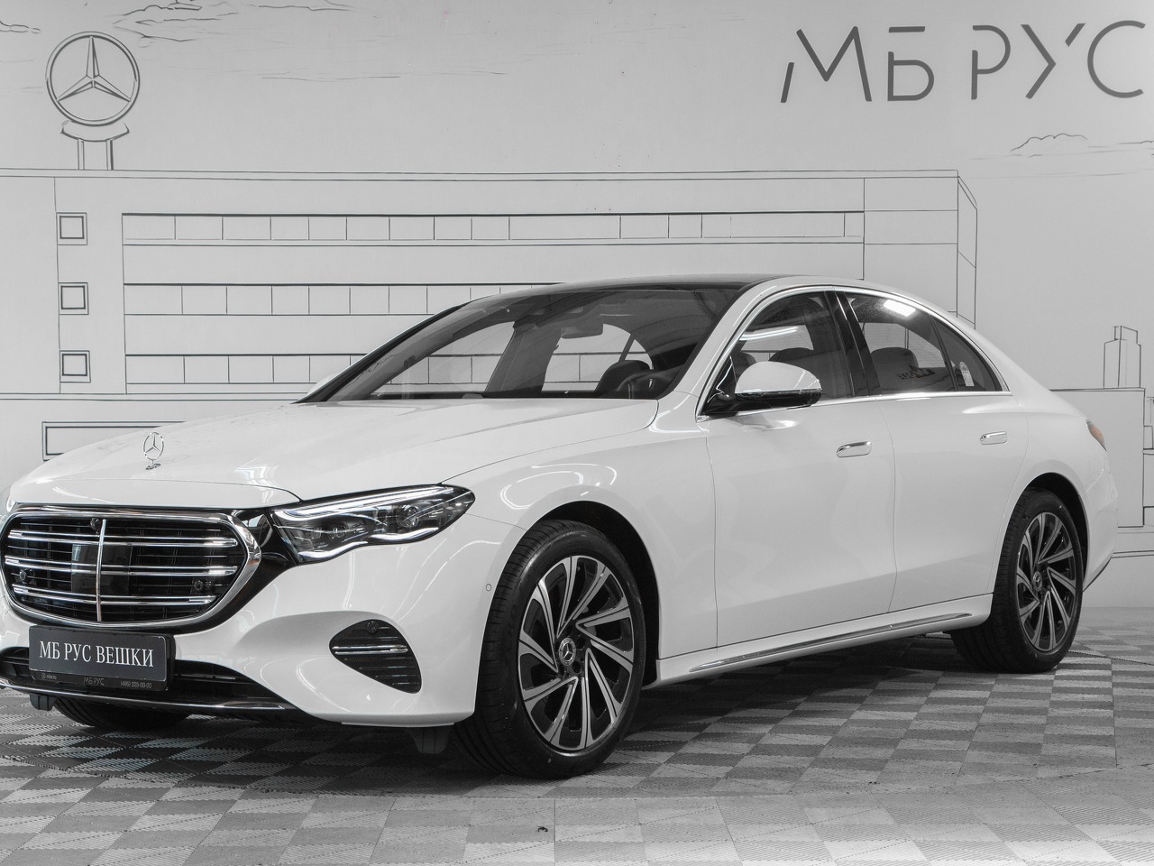 Mercedes-Benz E-Класс VI поколение (W214/S214) 2.0 AT 4Matic (258 л.с.) Exclusive Белый 2025 
