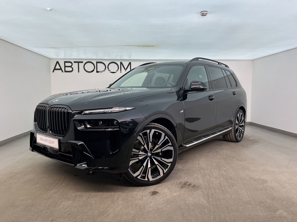 BMW X7 I (G07) [рестайлинг] 3.0d AT 4WD (340 л.с.) M Sport Pro Чёрный 2023 с пробегом 18 000 км