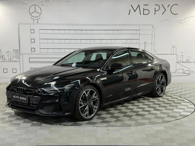 Автомобиль Audi A7 II поколение (4K) 2.0 AMT 4WD (245 л.с.) Base Чёрный 2023 с пробегом 44 000 км