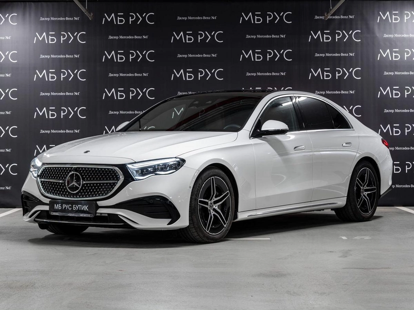 Автомобиль Mercedes-Benz E-Класс VI поколение (W214/S214) 2.0 AT 4Matic (258 л.с.) AMG Line Белый 2024 с пробегом 4 980 км