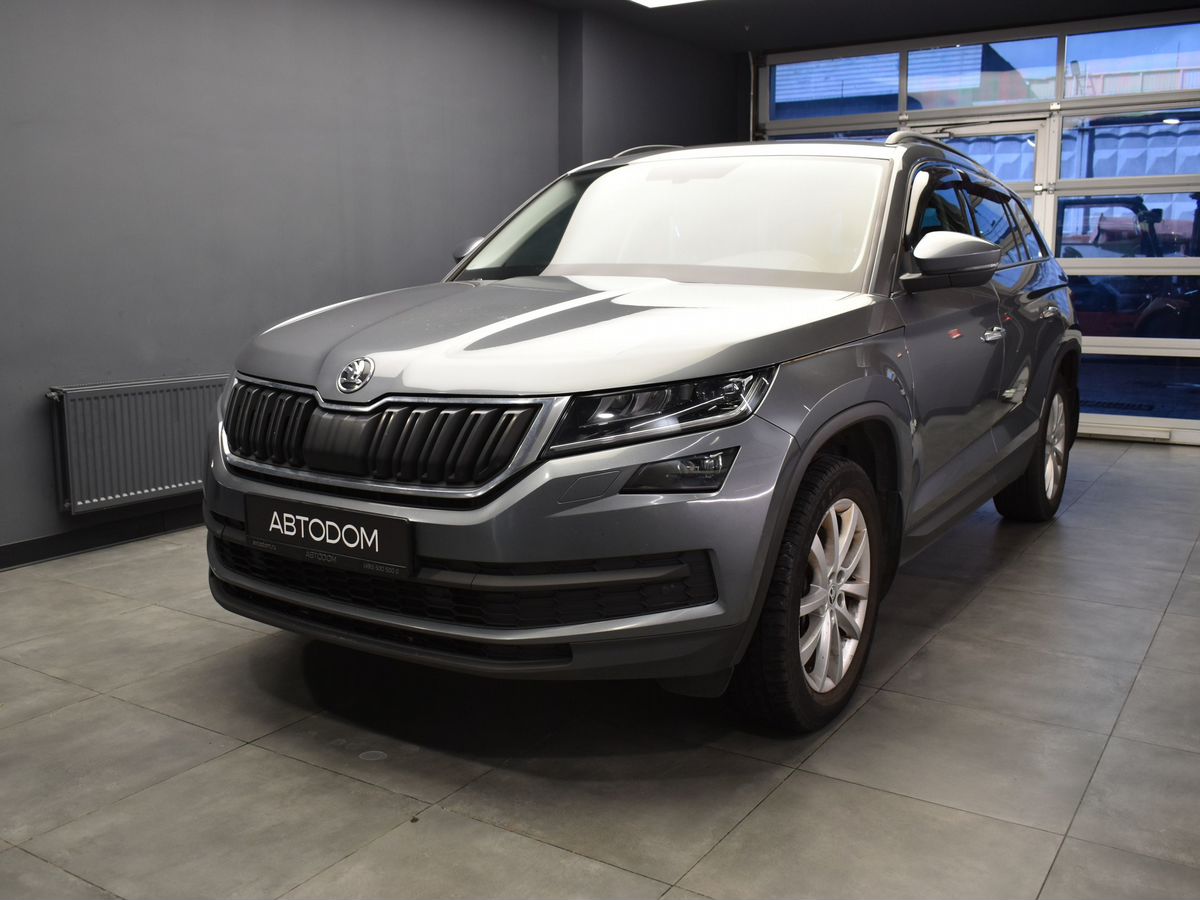 Skoda Kodiaq I поколение 2.0 AMT 4WD (180 л.с.) Style Plus Серый 2018 с пробегом 194 236 км