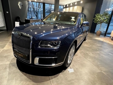 Автомобиль AURUS Senat I поколение 4.4hyb AT 4WD (598 л.с.) Base Синий 2022