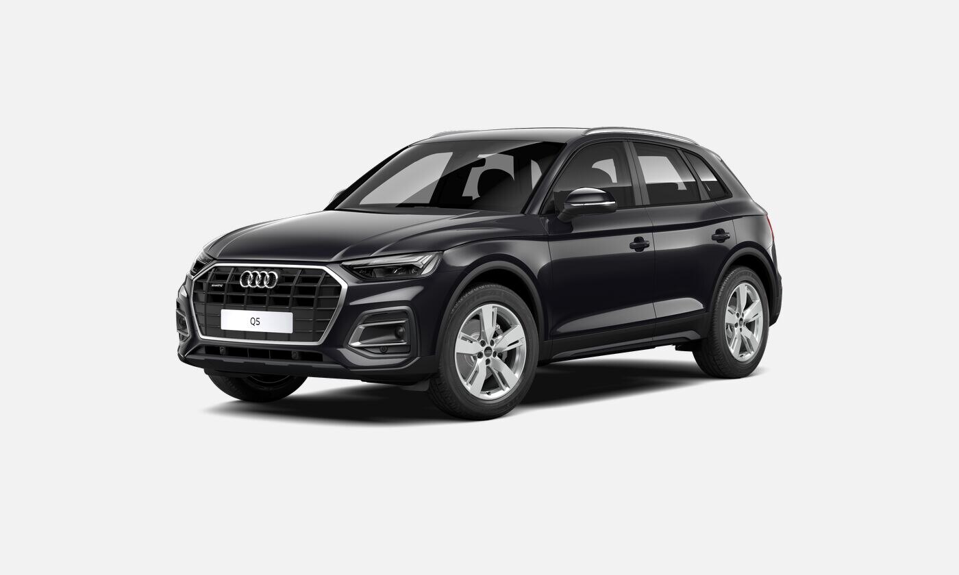 Автомобиль Audi Q5 II (FY) [рестайлинг] 2.0 AMT 4WD (249 л.с.) 45 TFSI quattro S tronic Чёрный 2025 