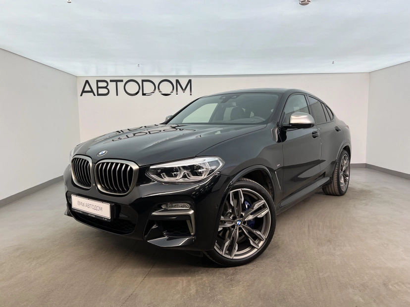 Автомобиль BMW X4 II поколение (G02) M40 3.0d AT 4WD (326 л.с.) M40d Чёрный 2019 с пробегом 83 907 км