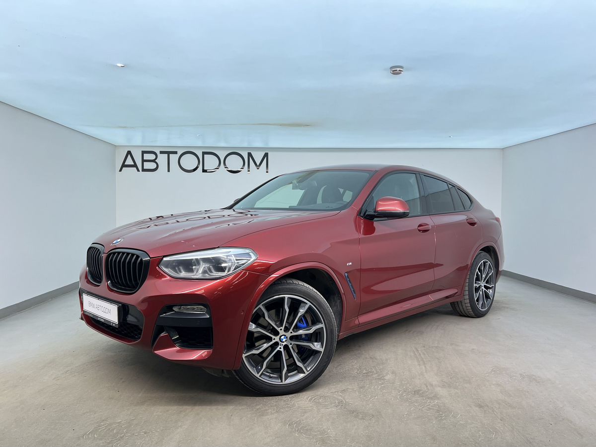 BMW X4 II поколение (G02) 2.0 AT 4WD (249 л.с.) M Sport Красный 2018 с пробегом 93 700 км