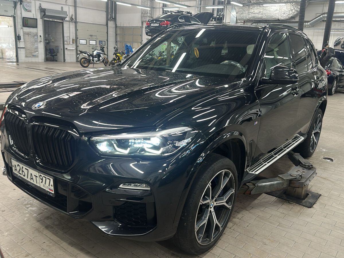 BMW X5 IV поколение (G05) 3.0d AT 4WD (265 л.с.) M Sport Plus Чёрный 2019 с пробегом 173 396 км