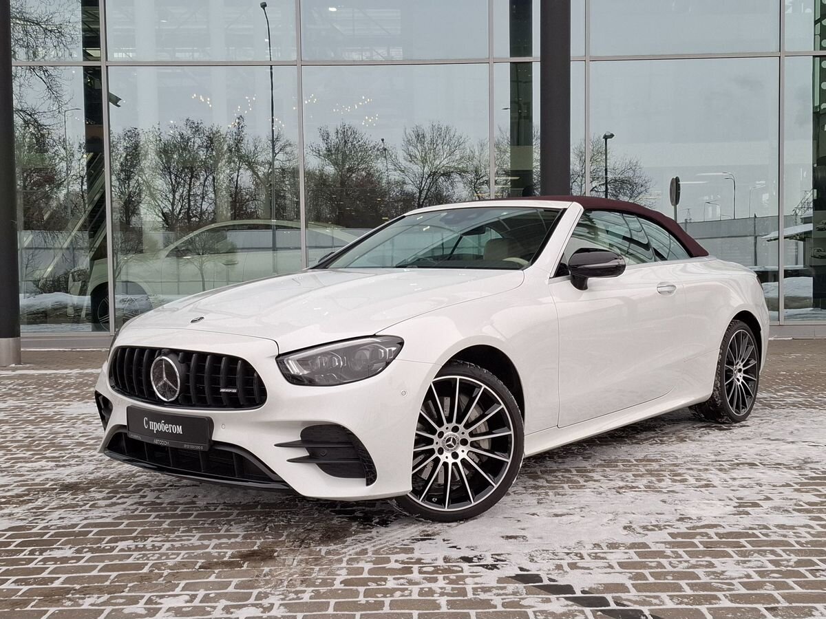 Автомобиль Mercedes-Benz E-Класс V (W213/S213/C238) [рестайлинг] 2.0 AT (249 л.с.) E 300 Sport Белый 2021 с пробегом 11 474 км