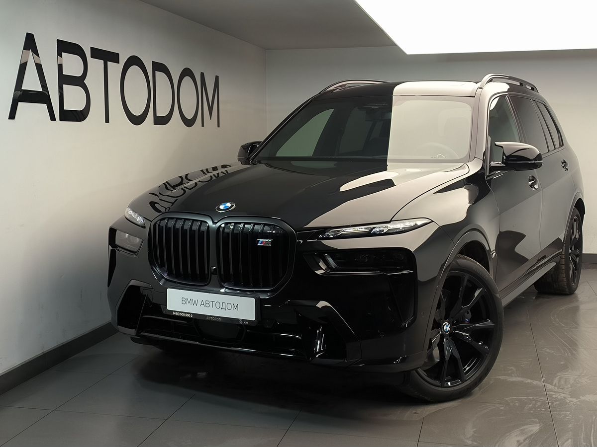 Автомобиль BMW X7 I (G07) [рестайлинг] 4.4 AT 4WD (530 л.с.) M60i xDrive Sport Pro Чёрный 2025 