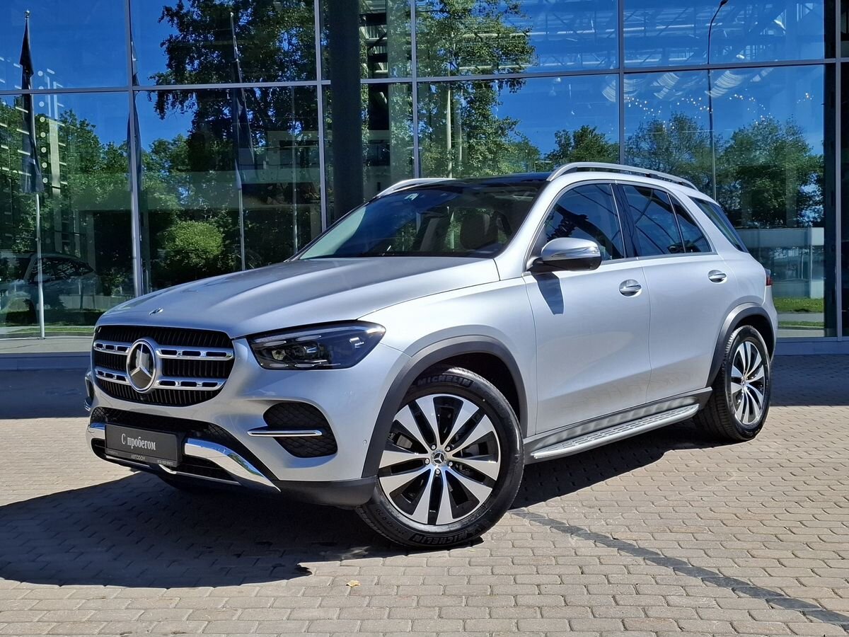 Mercedes-Benz GLE II (V167) [рестайлинг] 300 2.0d AT 4Matic (269 л.с.) Base Серебристый 2024 с пробегом 7 923 км