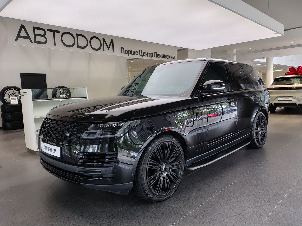 Land Rover Range Rover IV [рестайлинг] 5.0 AT 4WD (525 л.с.) Autobiography Чёрный 2020 с пробегом 56 396 км