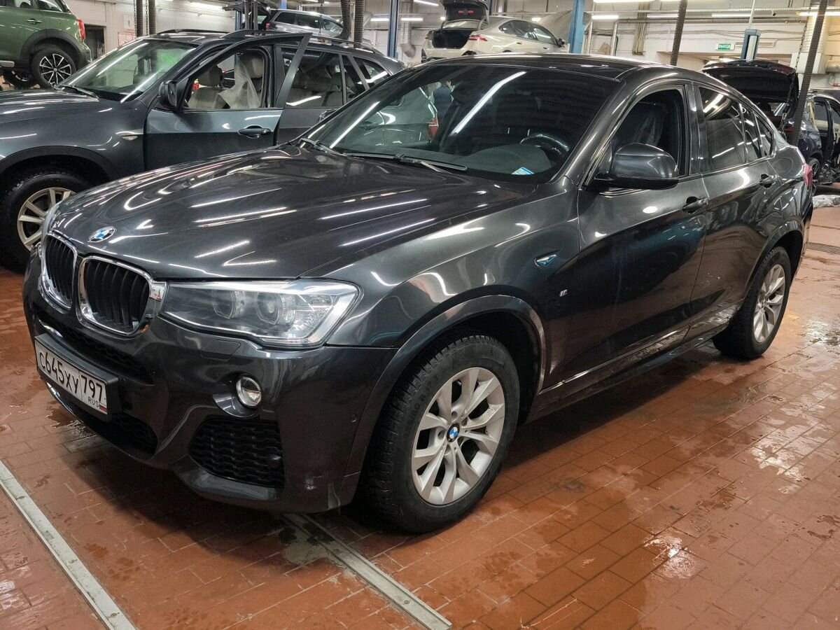 Автомобиль BMW X4 I поколение (F26) 2.0d AT 4WD (190 л.с.) M Sport Локальная сборка Серый 2016 с пробегом 91 500 км