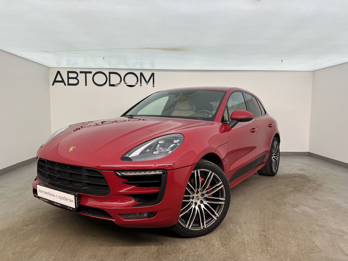 Автомобиль Porsche Macan I поколение GTS 3.0 AMT 4WD (360 л.с.) GTS Красный 2018 с пробегом 76 036 км