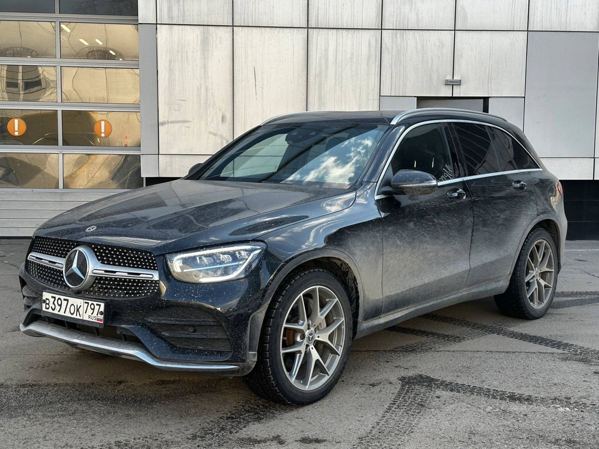 Автомобиль Mercedes-Benz GLC I (X253) [рестайлинг] 220 2.0d AT 4Matic (194 л.с.) Sport Чёрный 2020 с пробегом 64 806 км