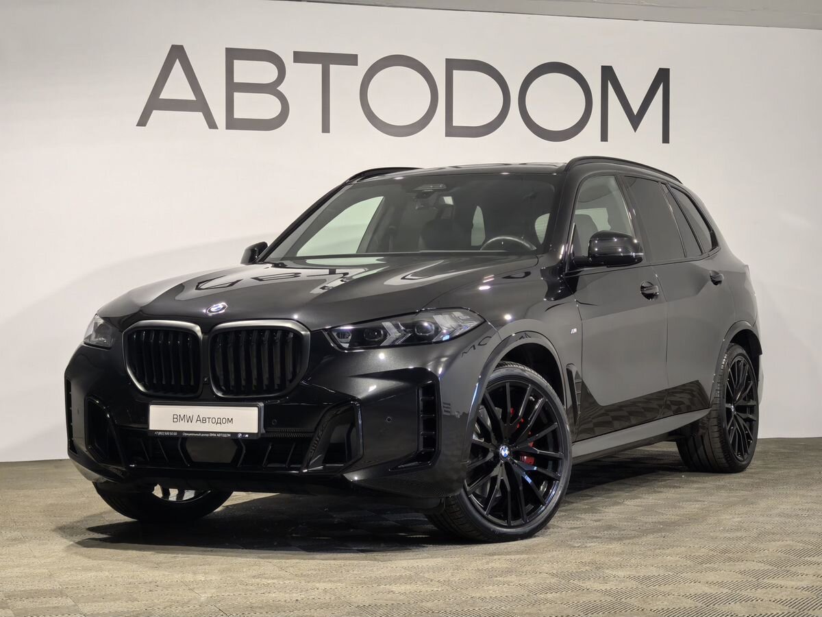 BMW X5 IV (G05) [рестайлинг] 3.0d AT 4WD (286 л.с.) M Sport Pro Чёрный 2024 