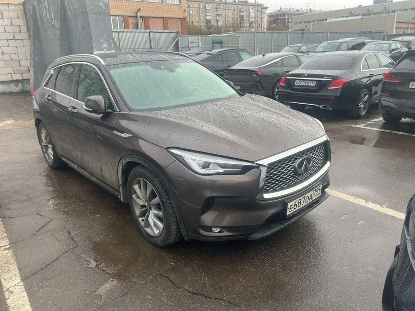 Автомобиль Infiniti QX50 II поколение 2.0 CVT 4WD (249 л.с.) Autograph Коричневый 2018 с пробегом 67 456 км