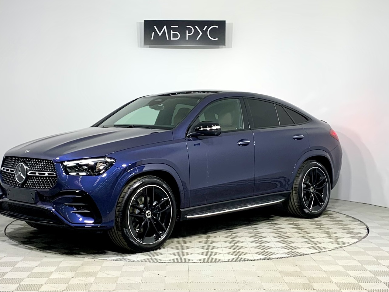 Автомобиль Mercedes-Benz GLE coupe II (C167) [рестайлинг] 300 2.0d AT 4Matic (269 л.с.) Base Синий 2024 