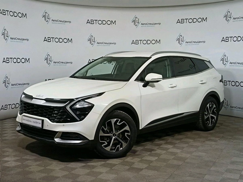 Автомобиль Kia Sportage V поколение 2.5 AT 4WD (190 л.с.) Prestige Белый 2022 с пробегом 53 665 км