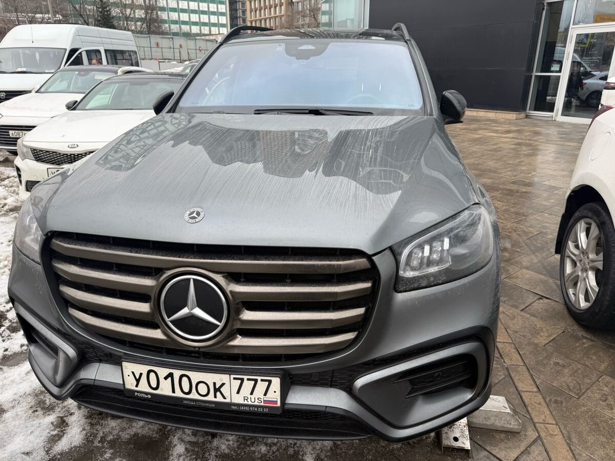 Автомобиль Mercedes-Benz GLS II (X167) [рестайлинг] 450 3.0d AT 4Matic (367 л.с.) Base Серый 2024 с пробегом 12 000 км