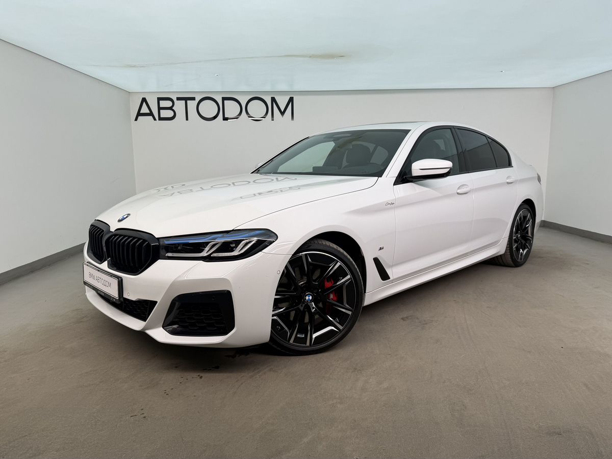 BMW 5 серии VII (G30/G31) [рестайлинг] 530 2.0 AT 4WD (249 л.с.) M Sport Plus Белый 2023 с пробегом 40 500 км