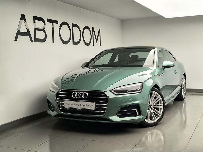 Автомобиль Audi A5 II поколение (F5) 2.0 AMT 4WD (249 л.с.) Design Зелёный 2017 с пробегом 136 542 км