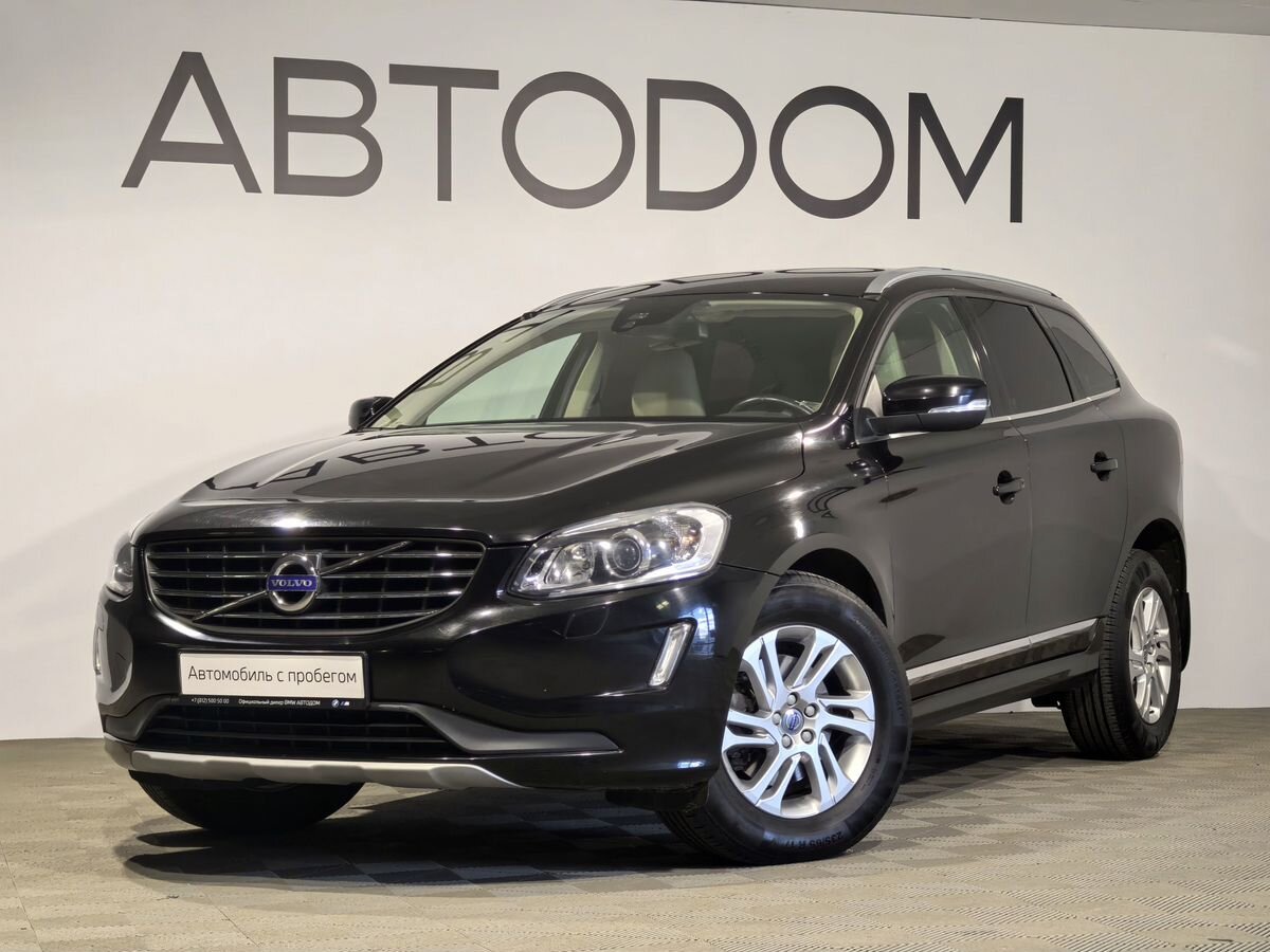 Volvo XC60 I [рестайлинг] 2.4d AT 4WD (190 л.с.) Summum Чёрный 2016 с пробегом 88 030 км