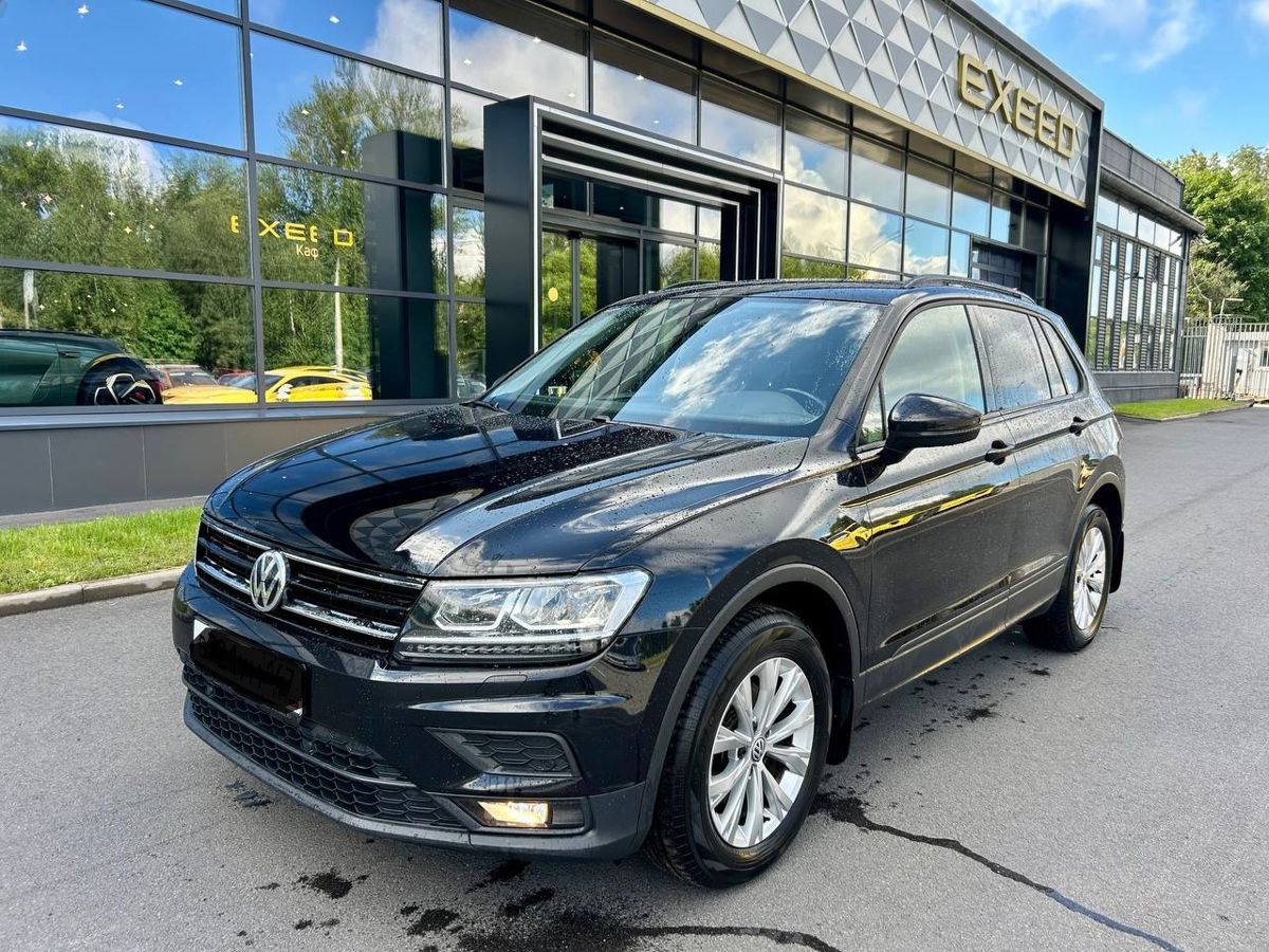 Volkswagen Tiguan II поколение 1.4 AMT (150 л.с.) Comfortline Чёрный 2019 с пробегом 40 260 км