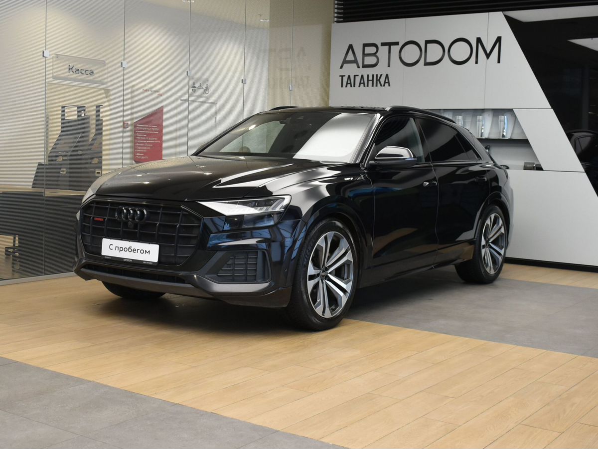 Автомобиль Audi Q8 I поколение (4M) 3.0d AT 4WD (249 л.с.) Sport Чёрный 2021 с пробегом 130 492 км