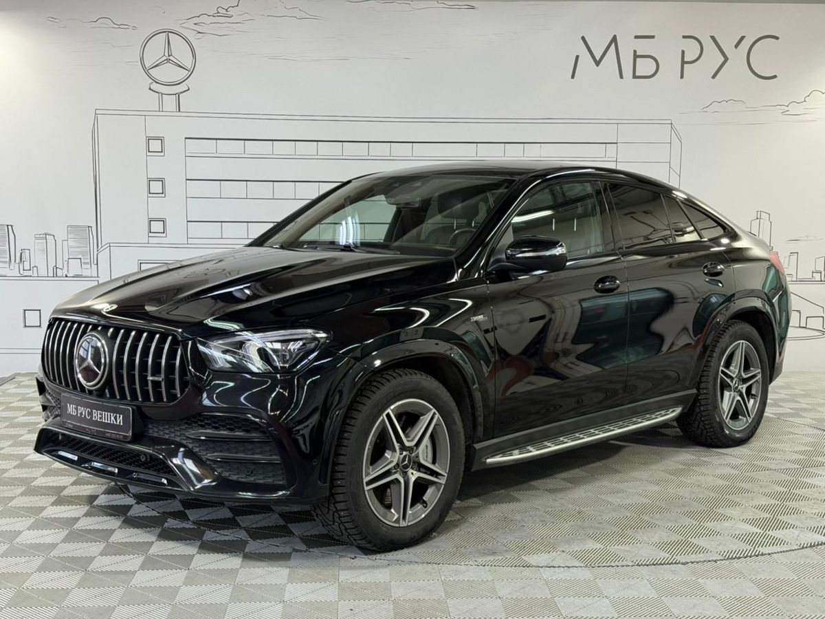Автомобиль Mercedes-Benz GLE coupe AMG II поколение (C167) 53 AMG 3.0 AT 4Matic (435 л.с.) Base Чёрный 2021 с пробегом 90 050 км