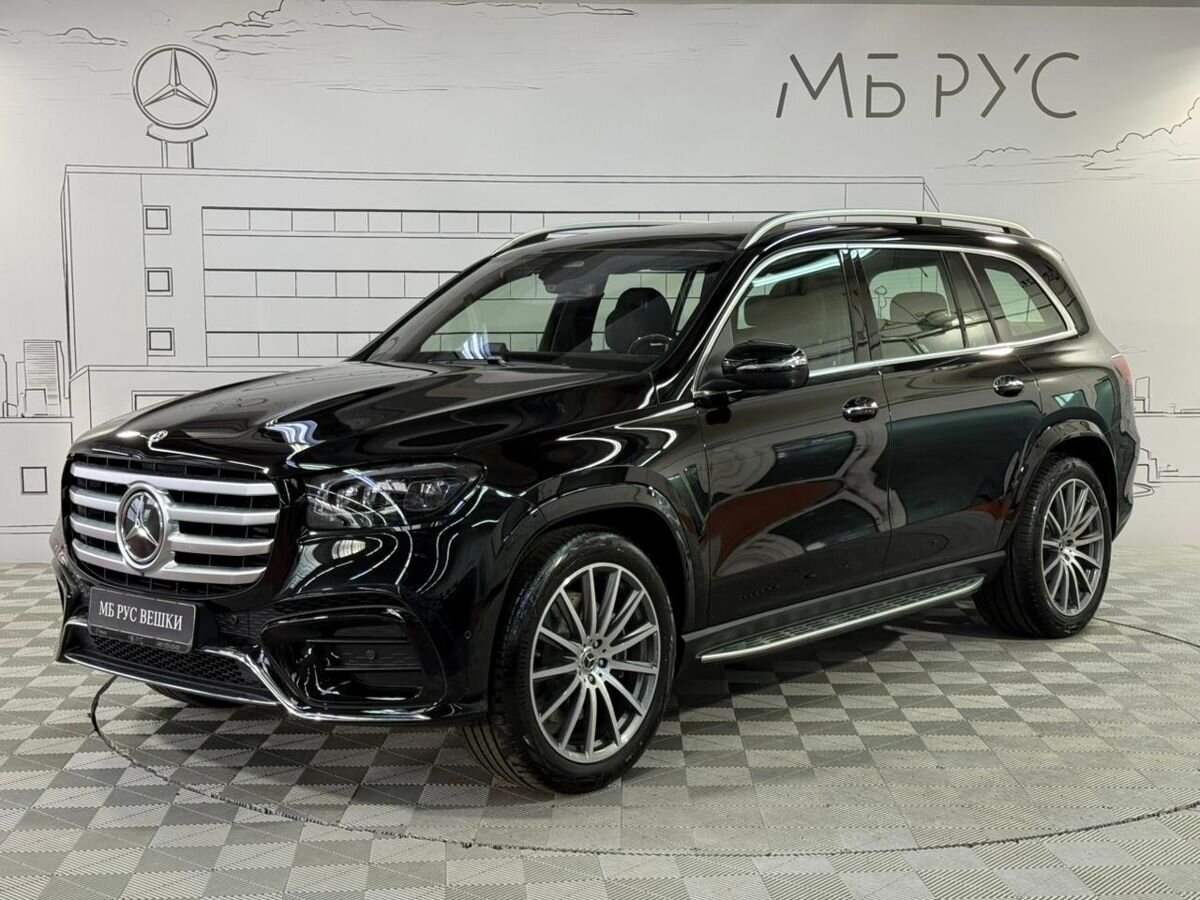 Автомобиль Mercedes-Benz GLS II (X167) [рестайлинг] 450 3.0d AT 4Matic (367 л.с.) Base Чёрный 2025 с пробегом 35 км