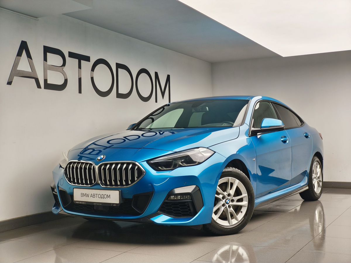 Автомобиль BMW 2 серии II поколение (F44) 1.5 AMT (136 л.с.) Base Синий 2021 с пробегом 40 679 км
