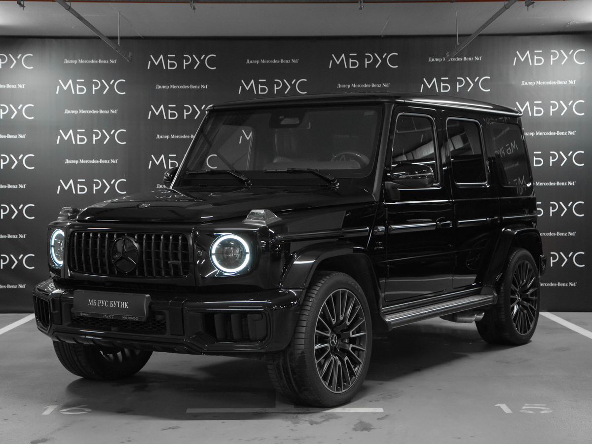 Mercedes-Benz G-Класс AMG II (W463) [рестайлинг] G 63 4.0 AT 4Matic (585 л.с.) AMG G 63 Чёрный 2025 с пробегом 6 270 км