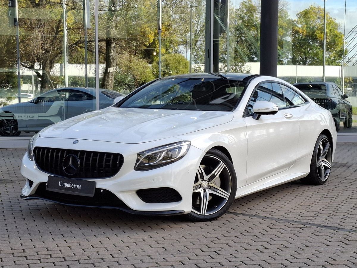 Mercedes-Benz S-Класс VI поколение (W222/C217) 500 4.7 AT 4Matic (455 л.с.) Base Белый 2014 с пробегом 99 994 км