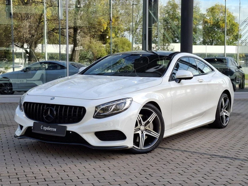 Mercedes-Benz S-Класс VI поколение (W222/C217) 500 4.7 AT 4Matic (455 л.с.) Base Белый 2014 с пробегом 99 994 км