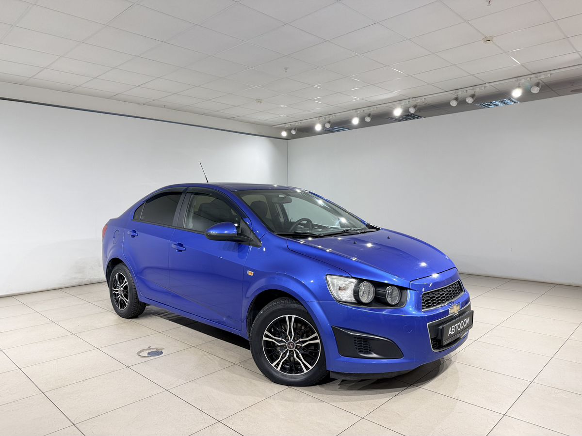 Chevrolet Aveo II поколение (T300) 1.6 AT (115 л.с.) LT Синий 2012 с пробегом 90 990 км