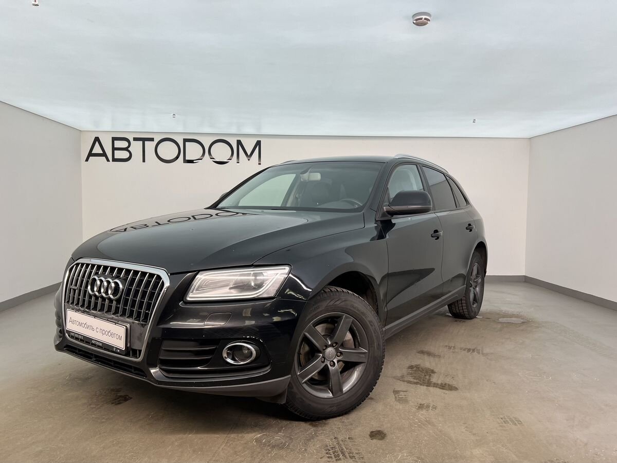 Автомобиль Audi Q5 I (8R) [рестайлинг] 2.0d AMT 4WD (177 л.с.) Base Чёрный 2012 с пробегом 213 174 км