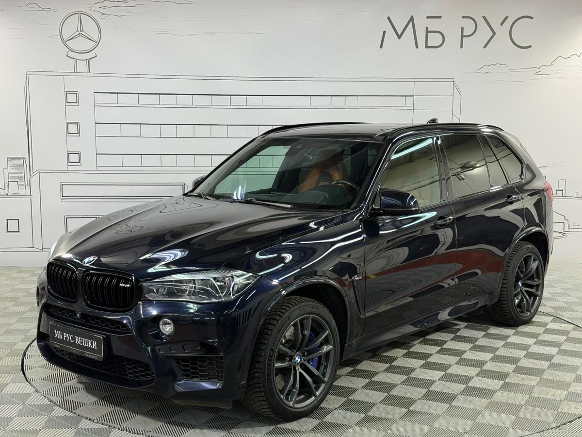 Автомобиль BMW X5 M II поколение (F85) 4.4 AT 4WD (575 л.с.) Base Чёрный 2018 с пробегом 174 000 км