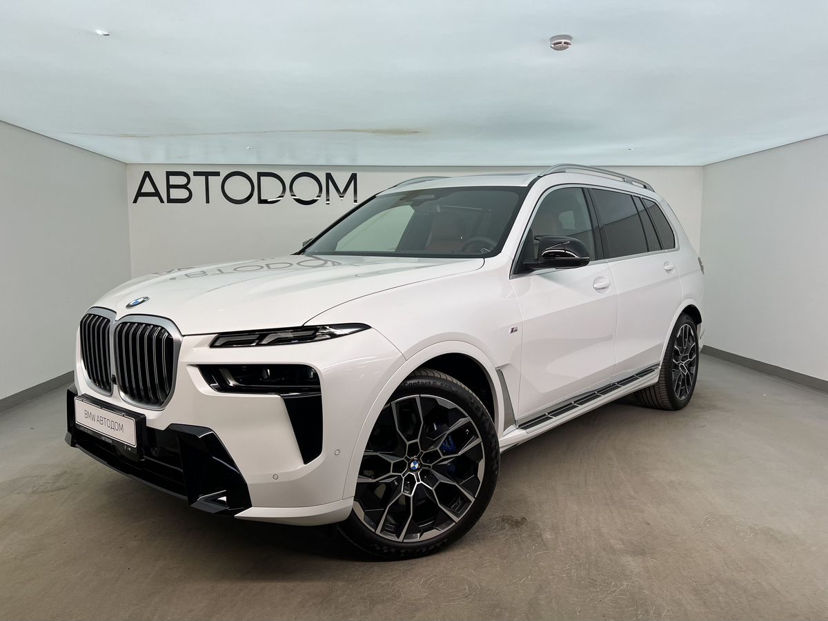 BMW X7 I (G07) [рестайлинг] 3.0 AT 4WD (381 л.с.) M Sport Pro Белый 2024 с пробегом 8 395 км