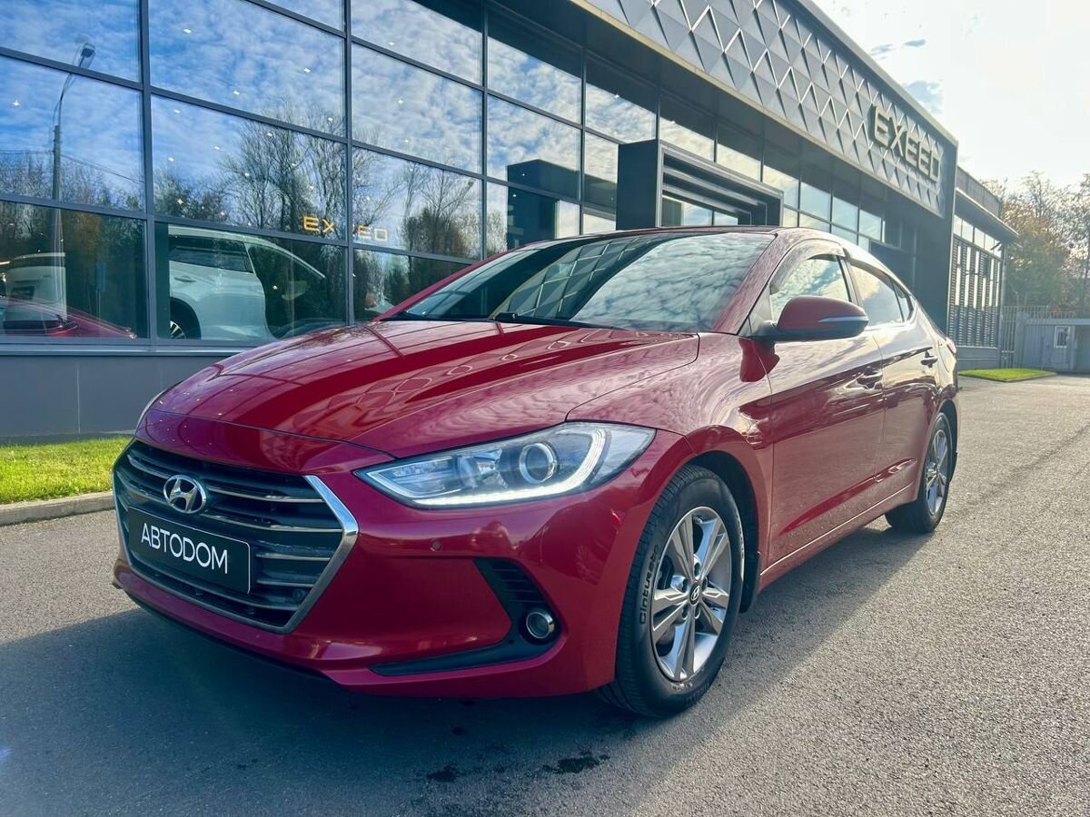 Hyundai Elantra VI поколение (AD) 2.0 AT (150 л.с.) Family Красный 2018 с пробегом 166 118 км