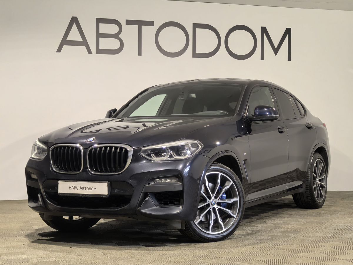BMW X4 II поколение (G02) 3.0d AT 4WD (249 л.с.) M Sport Чёрный 2019 с пробегом 189 458 км