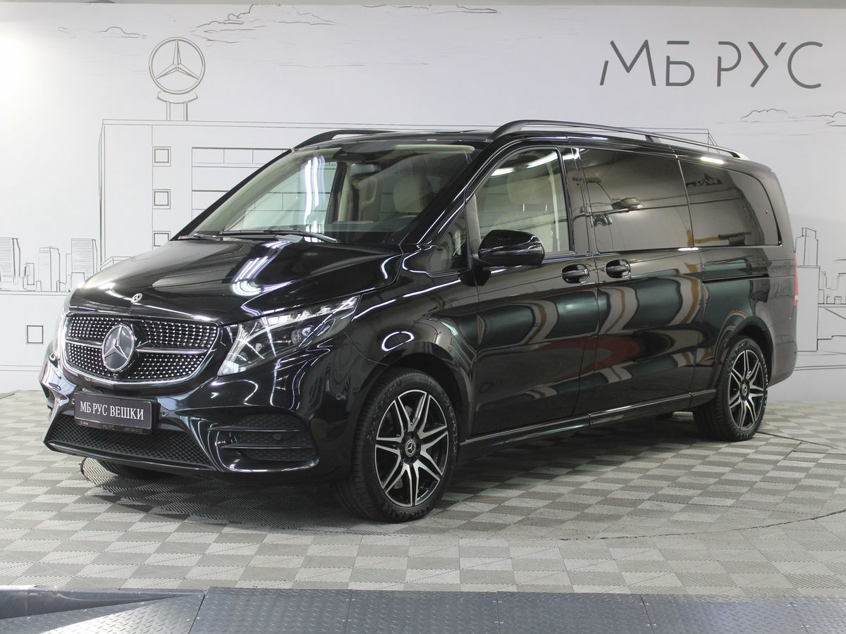 Mercedes-Benz V-Класс II поколение (W447) 2.0d AT 4Matic Extra Long (237 л.с.) VIP Чёрный 2023 с пробегом 57 018 км