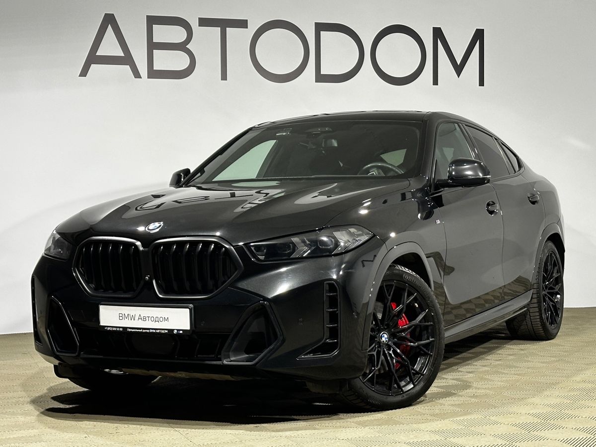 Автомобиль BMW X6 III (G06) [рестайлинг] 3.0d AT 4WD (286 л.с.) M Sport Чёрный 2023 с пробегом 53 079 км