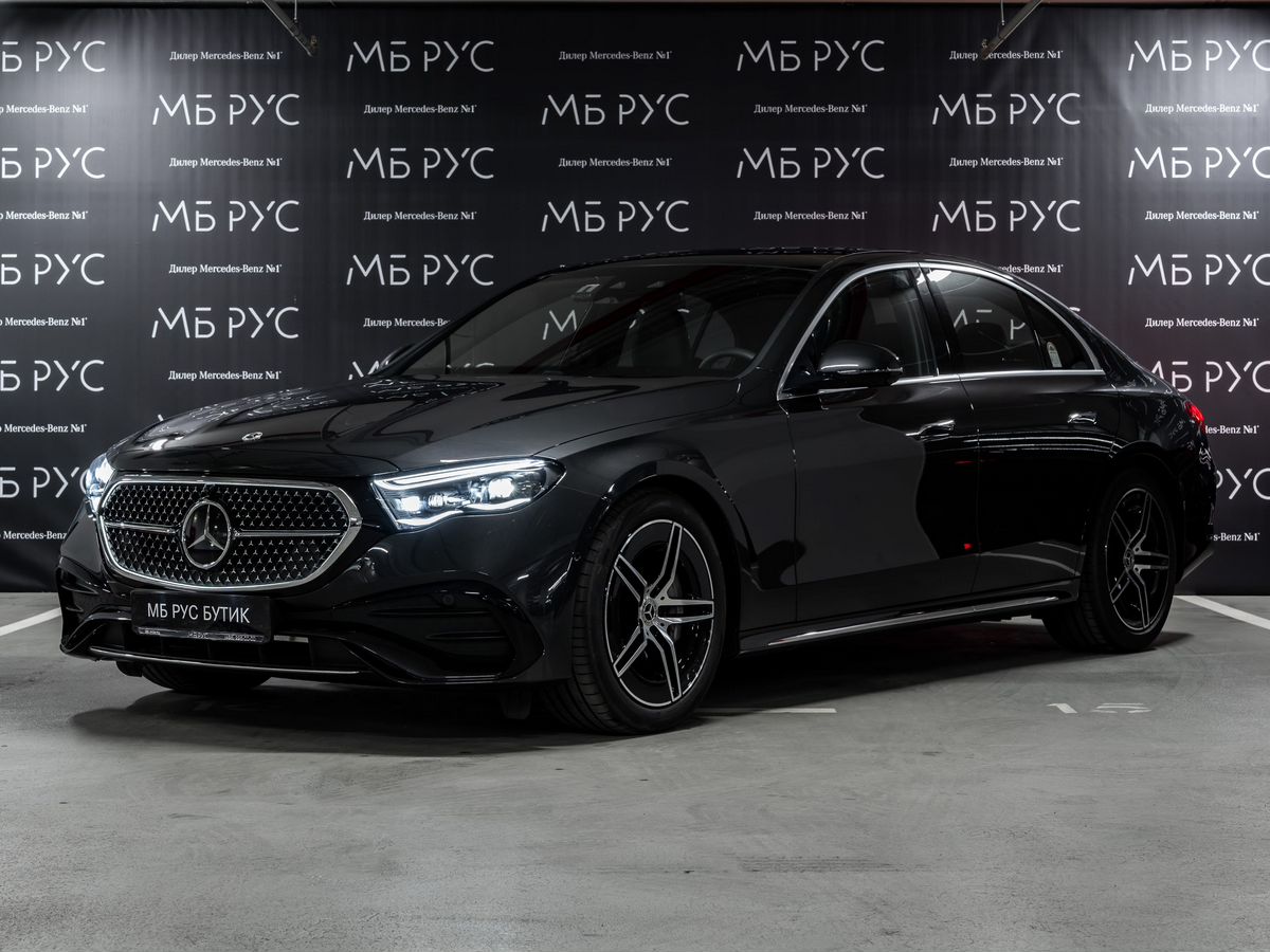Автомобиль Mercedes-Benz E-Класс VI поколение (W214/S214) 2.0 AT 4Matic (258 л.с.) AMG Line Серый 2025 с пробегом 3 019 км