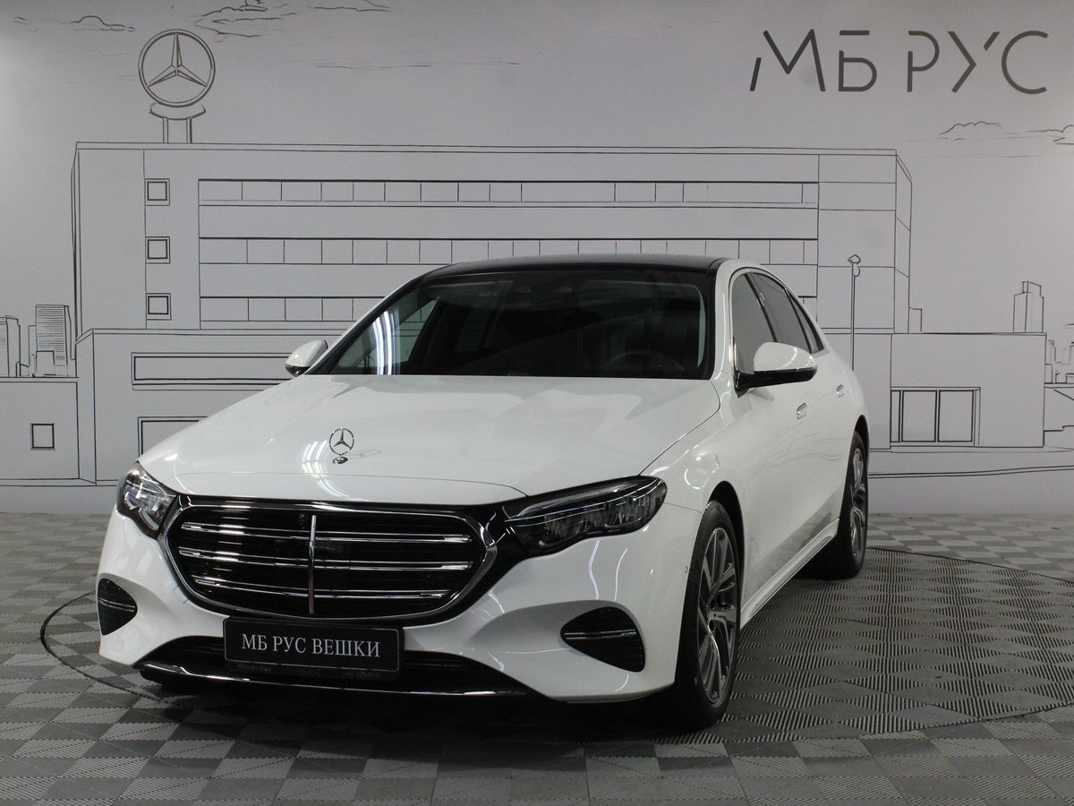 Автомобиль Mercedes-Benz E-Класс VI поколение (W214/S214) 2.0d AT 4Matic (197 л.с.) Base Белый 2024 с пробегом 4 279 км