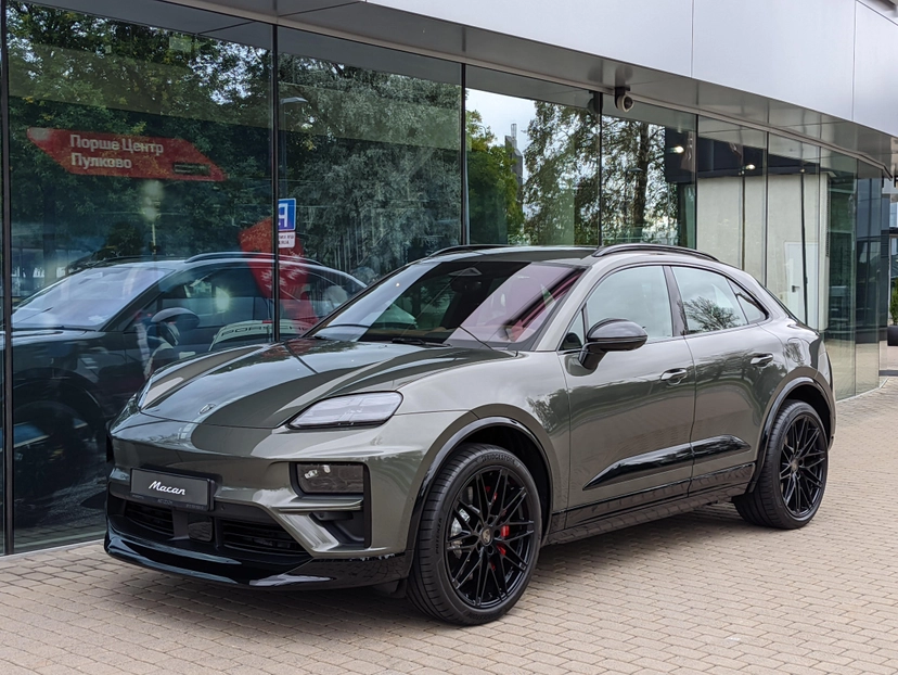 Автомобиль Porsche Macan II поколение Turbo 96 kWh Electro AT 4WD (470 кВт) Turbo Electric Зелёный 2025