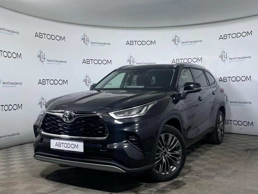 Автомобиль Toyota Highlander IV поколение 2.0 AT 4WD (248 л.с.) Premium Чёрный 2025